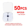 NFC Ntag215 13.56MHz NFC Coin Bonding Card Badge ISO/EC14443A 25mm Waterproof PVC 215 Electronic Tags