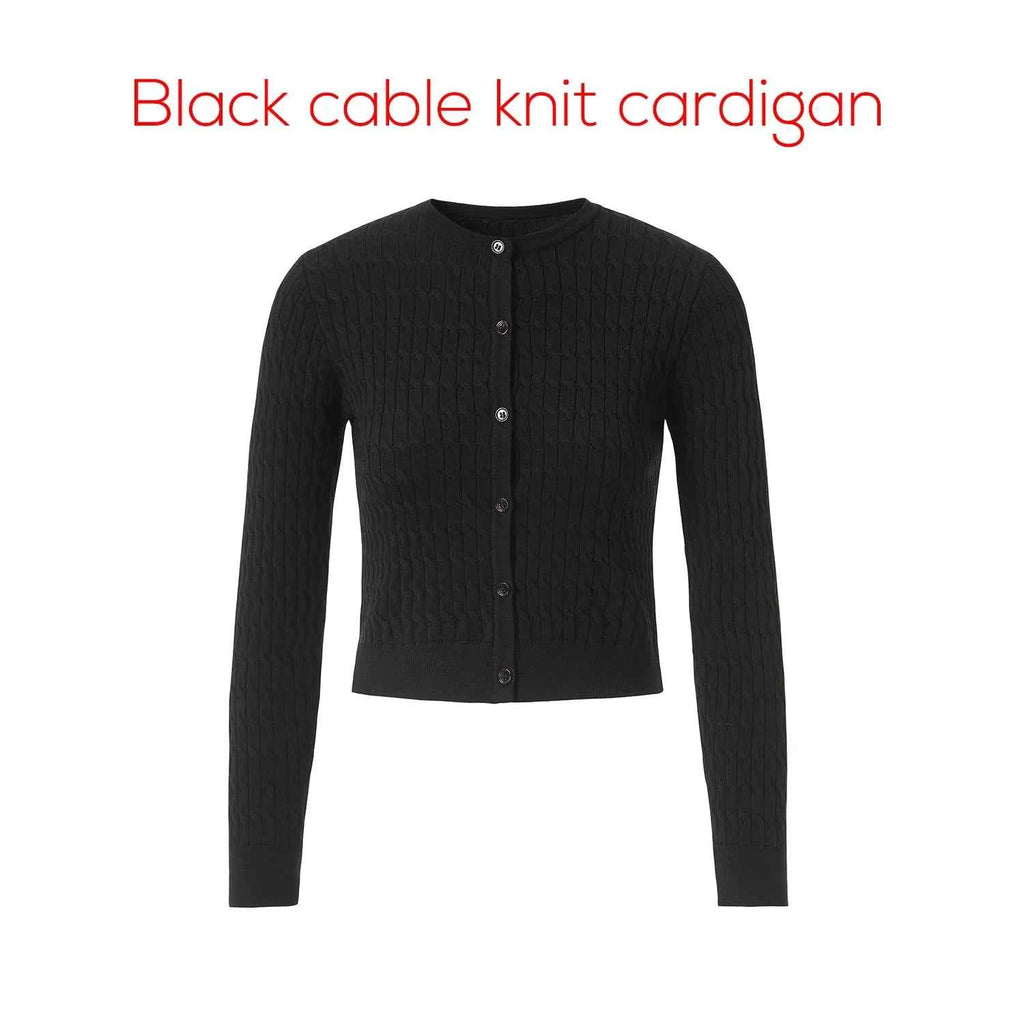 AP SS26 Women Sleeveless Shirt and Cable Knitting Cardigan Clothing