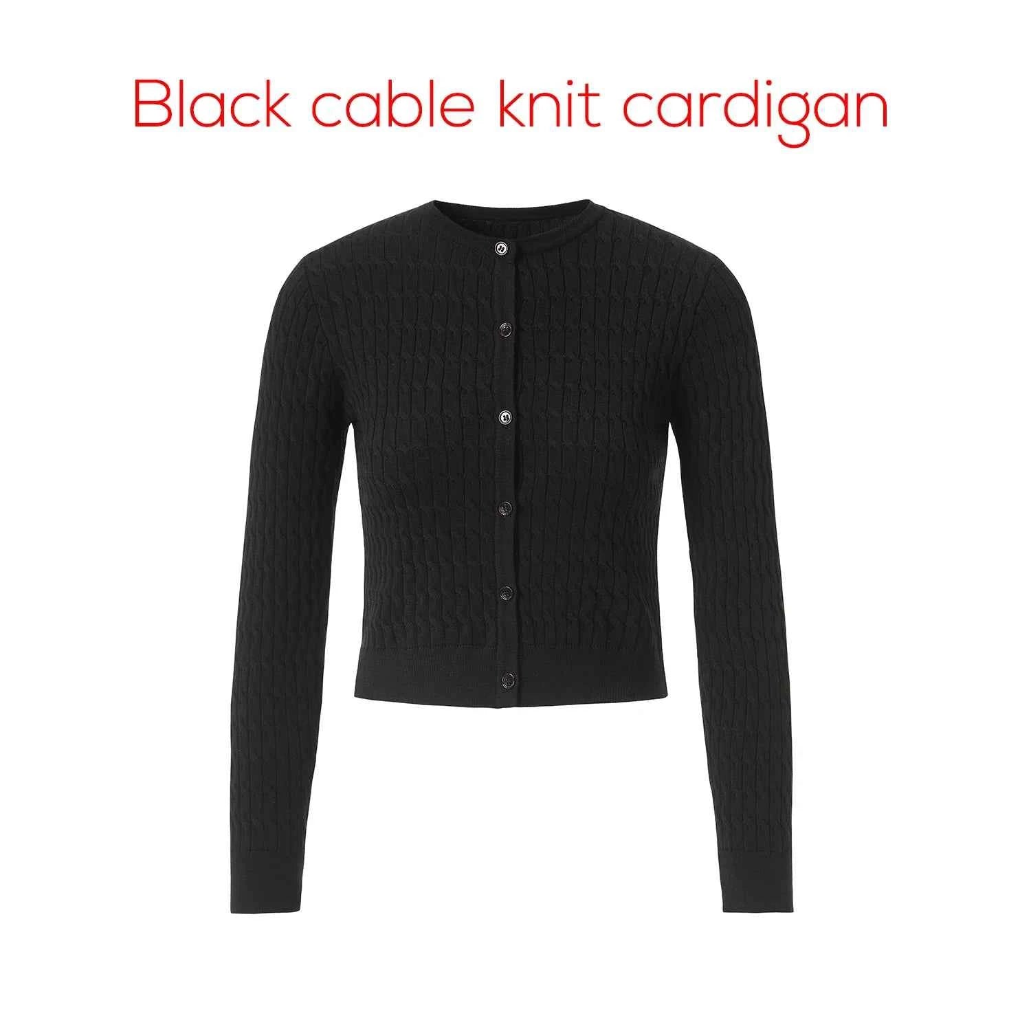 AP SS26 Women Sleeveless Shirt and Cable Knitting Cardigan Clothing