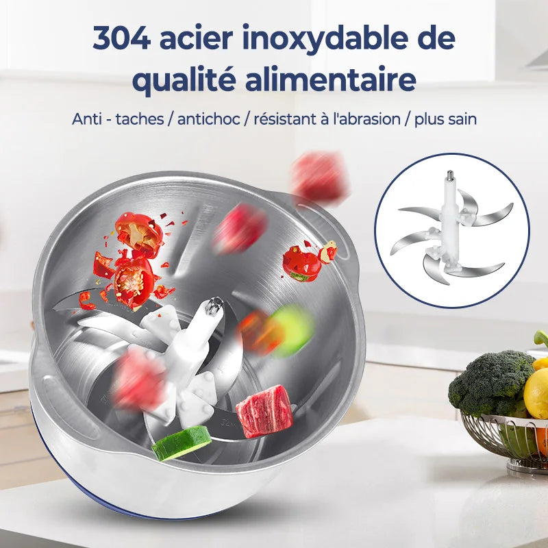 Electric Meat Grinders Food Crusher Multifunctional Vegetable Slicer Processor Chopper for Homemade Dog Food Baby Food