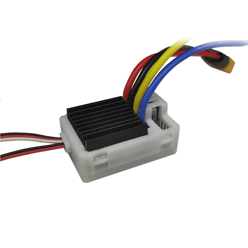 Radiolink Waterproof Brushed ESC COOL 9030 90A Speed Controller with 5.5V/3A 7.5V/3A BEC for Traxxas SCX10 HSP Car Boat Crawler