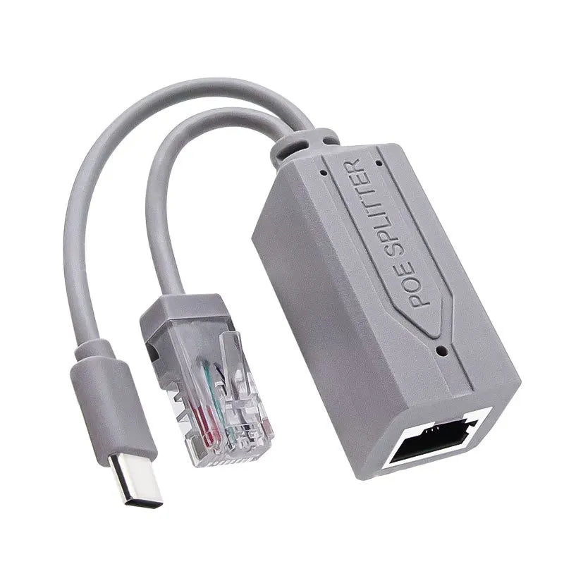 100Mbps 48V To 5V POE Splitter Standard Isolated Type-C USB Power Supply Module POE Splitter