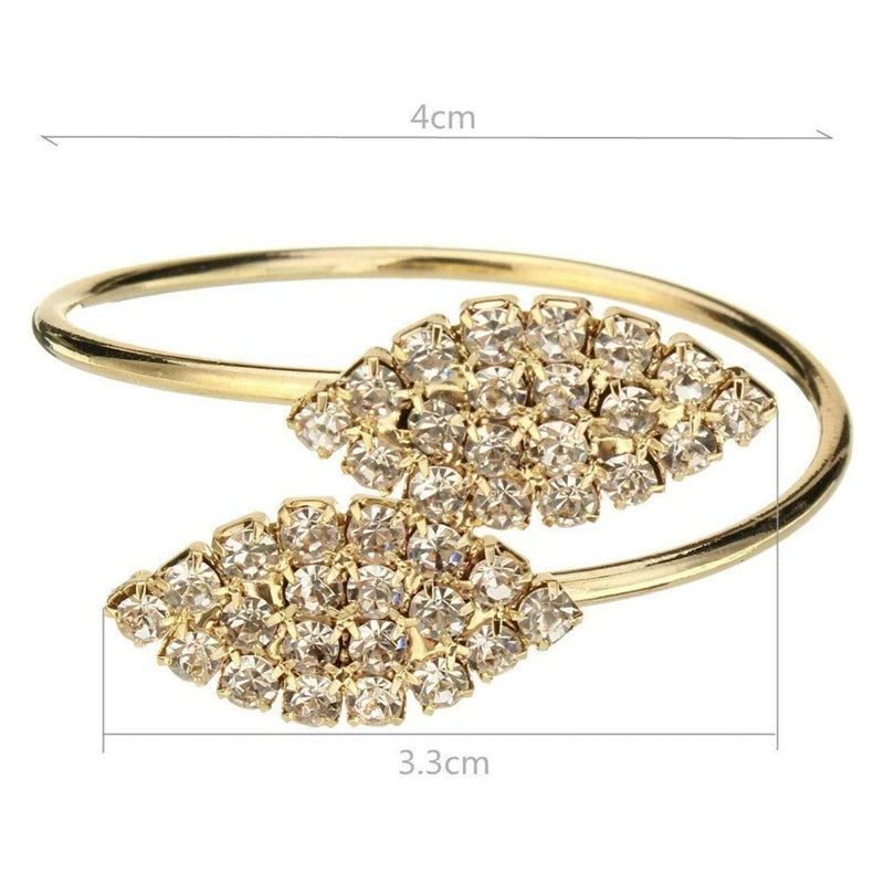 Napkin Ring, 12 Pcs Metal Napkin Rings Holder for Wedding Party Dinner Table Decoration (Leaf-Gold)