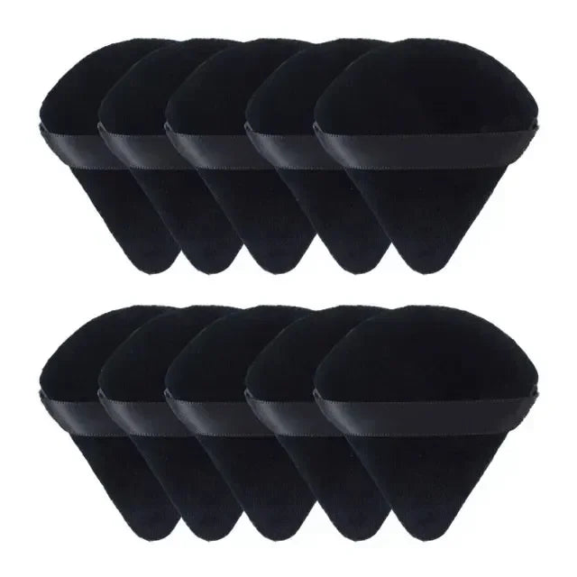 2/5/10/20Pcs Triangle Powder Puff Wet Dry Use For Loose Powder Liquid Cosmetic Soft Plush Powder Puff Makeup Foundation New In T