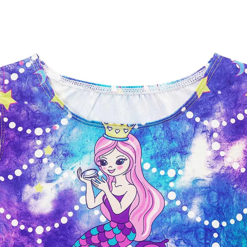 3PCS Mermaid Tails Swimwear Set for Swimming Girls Princess Bathing Suit Sets Kids Mermaid Swimsuit Swimable Costume