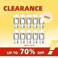 Clearance_10PCS W5W Led T10 WY5W LED Bulbs Car Light COB Car Wedge Parking Lights Auto License Plate Lamps Dome Read Lights_Cont
