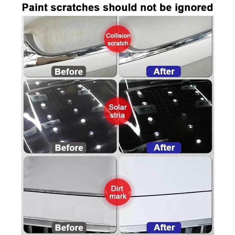 1set Car Scratch Remover Paint Care Tools Auto Repair Polishing Auto Body Compound Paste Paint Repair Kit Auto Accessories