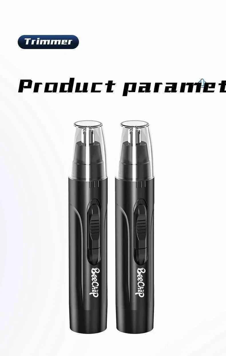 1 PCS Black Electric Nose Hair Trimmer Ear and Nose Hair Trimmer Professional Painless Nose Hair Trimmer For MenAnd Women