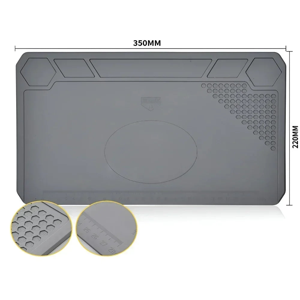ESD Heat Insulation Soldering Mat Computer Phone Repair Tool Kit Working Silicone Repair Pad Heatresistant Maintenance Tool Kit