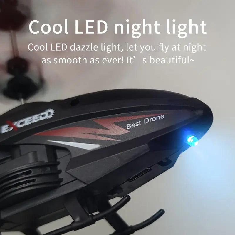 RC Helicopter 2CH Induction Remote Control Floating Airplane Gesture Control Aircraft Suspension Quadcopter with LED Kid Gift