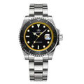 ADDIESDIVE Top Brand Mens Quartz Watches 41mm Stainless Steel Calendar Display Luxury Watch Luminous 200m Dive Casual Wristwatch