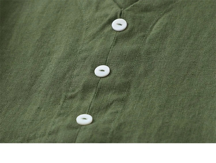 2026 New Women's Cotton Linen Sleeveless Dress Casual V Neck Button Down Loose Midi Dresses for Summer Women's Casual Dresses
