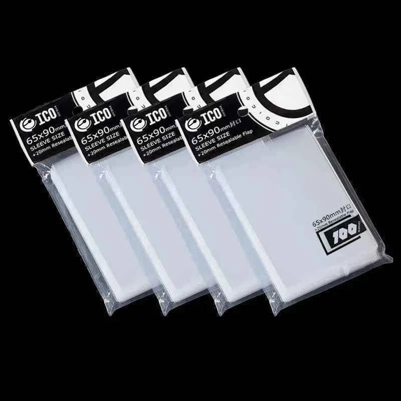 100pcs/pack 65*90mm Card Sleeves Card Protectors Perfect Size for Football Cards, Sport Cards, MTG Cards Collection Card Storage