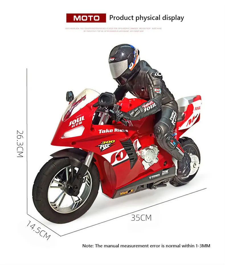 RC Motorcycles 1:6 1:10 Electric Motor RC Cars High Speed 4CH Remote Control Racing Motorcycle Drift Car Kids Xmas Festival Gift