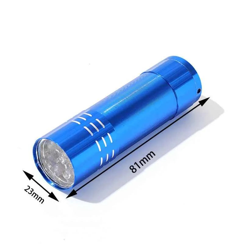 Multifunctional UV LED Flashlight Anti-counterfeiting Banknote Verification Fluorescent Agent Detection Jewelry Appraisal Lamp
