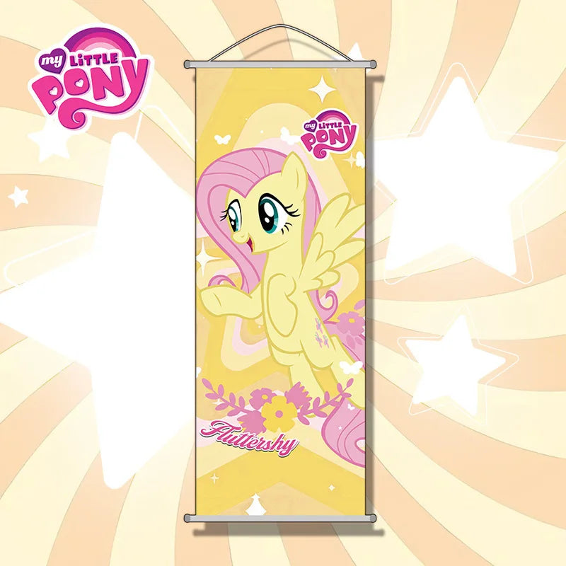 My Little Pony Hanging Poster Anime Convention Wall Decor Canvas Painting for Living Room, Study Room, Children's Room
