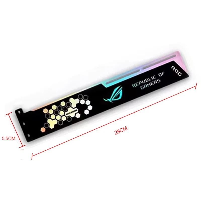 GPU Holder 5V ARGB VGA Support 3090 3080 4090 Graphics Card Bracket M/B AURA SYNC, MOD Gamer Cabinet Decoration