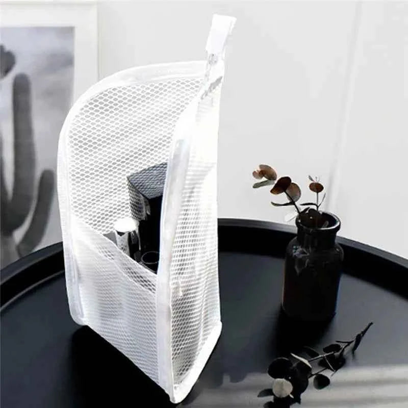 Women EVA mesh Cosmetic Bag Travel Storage Makeup Bag Organizer Female Make Up Pouch Portable Small Large Toiletry Beauty Case