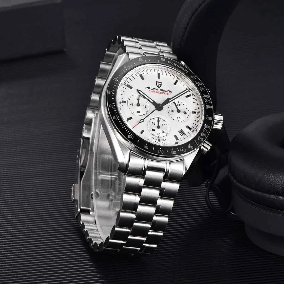 Men's Chronograph Quartz Watch With Sapphire Crystal