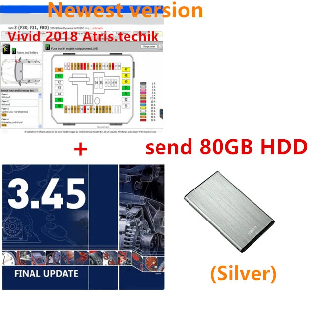 2023 Hot Newest Version Autodata 3.45 Auto Repair Software Auto-Data 3.45 Car Software Information Auto Data Install Video Guide
