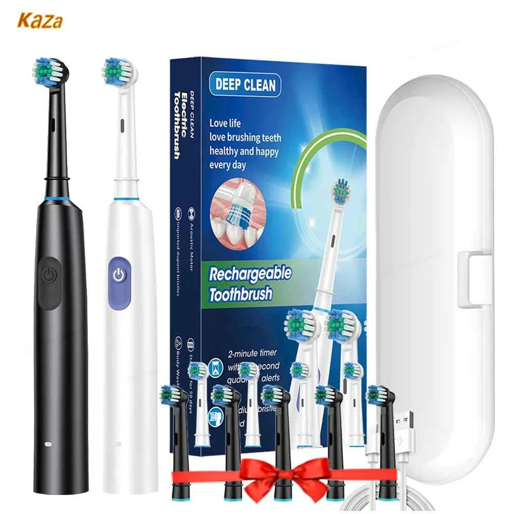 Rechargeable Electric Toothbrush – 5 Modes, Smart Timer