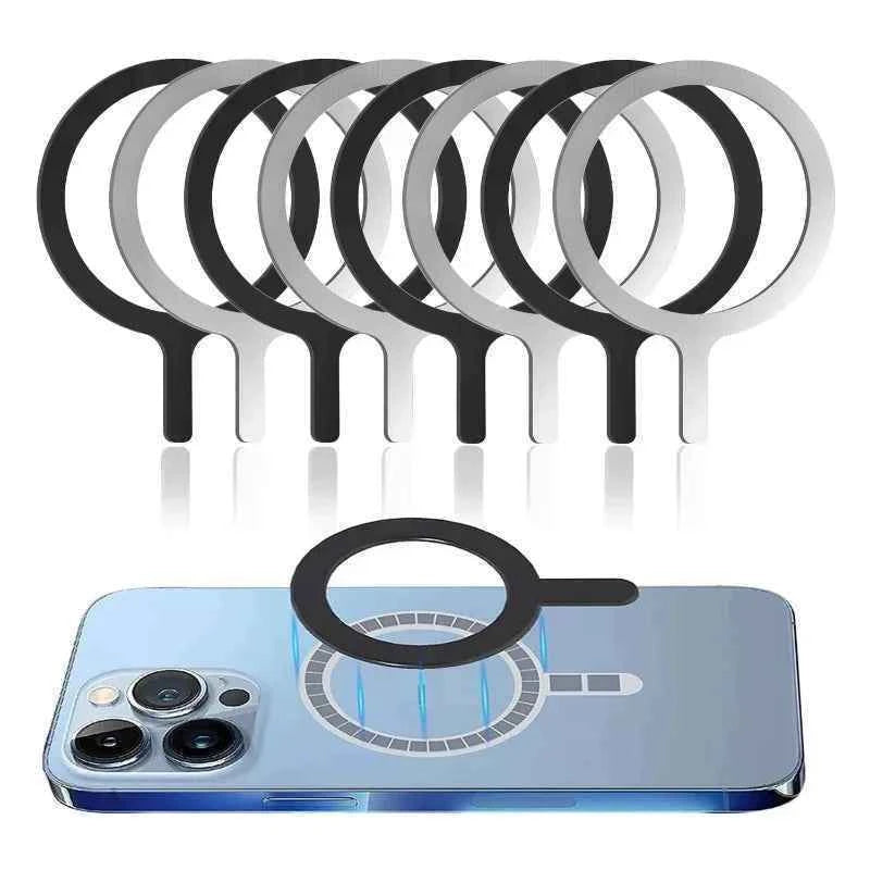Self Adhesive Metal Ring Iron Sheet Sticker for Phone Case Magsafe Magnetic Wireless Charging Ring for Phone 15