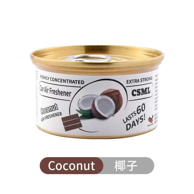 Best-selling Wooden Block Canned Car Aromatherapy, Car Fragrance Paste, Deodorizing Air Freshener, High-end Solid Perfume