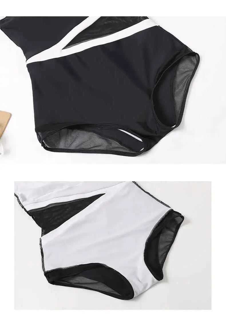 Summer 2025 New Conservative Professional Sports Belly-covering and Slimming Ins Style Hot Spring Fashion One-piece Swimsuit