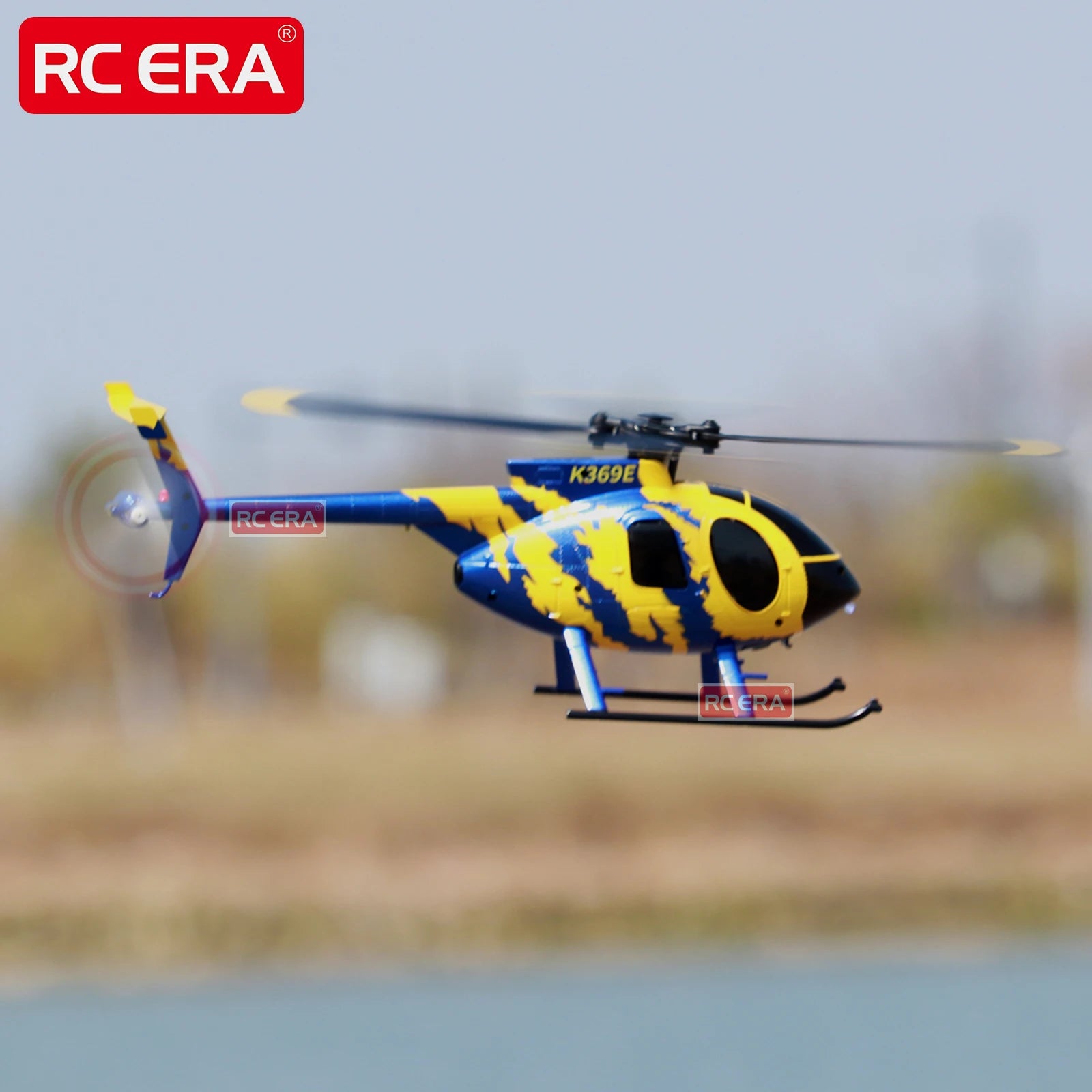 RC ERA C032 UH1 Huey Weathered Marine 6ch RC Helicopter with Optical Flow TOF Auto Stabilized Remote Control Hobby Toys for Boy