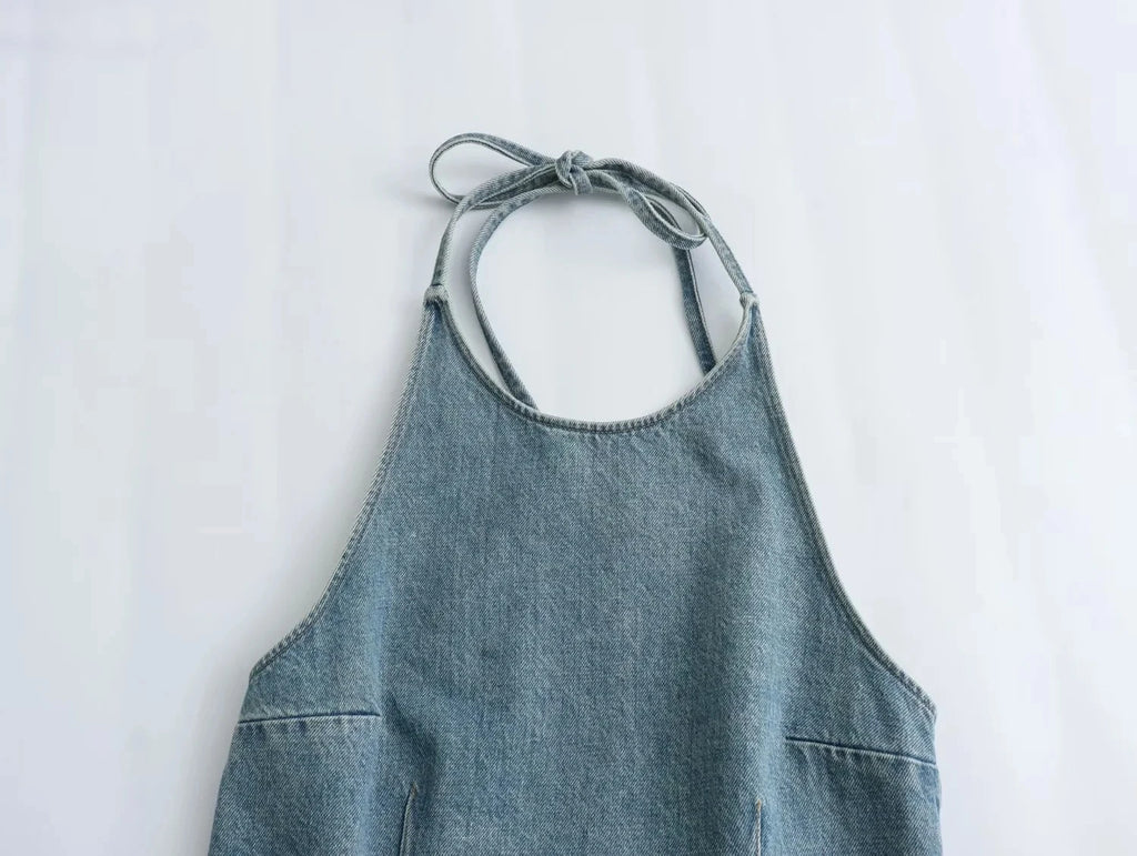Faionable Versatile Women's Denim Vest S4290 Sexy Top for All Seasons Spring Summer Autumn Winter by WMDR