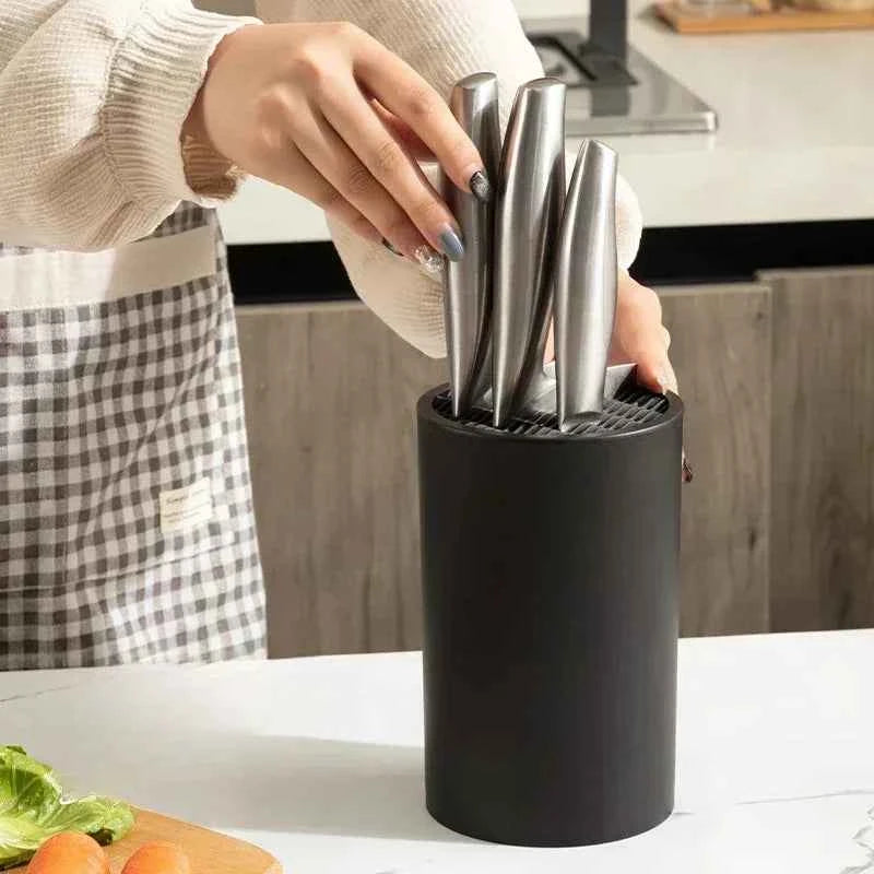 Kitchen Tools Stand for Chef's Knife, Knife Block, Storage Tank Holder, Kitchen Accessories, Household Tools, 1Pc