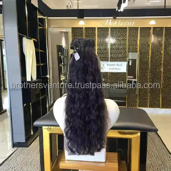 Loose Wave Natural & Deep Wave Soft Human Hair Extensions Remy Hair Pre-Looped Bundles Style 1