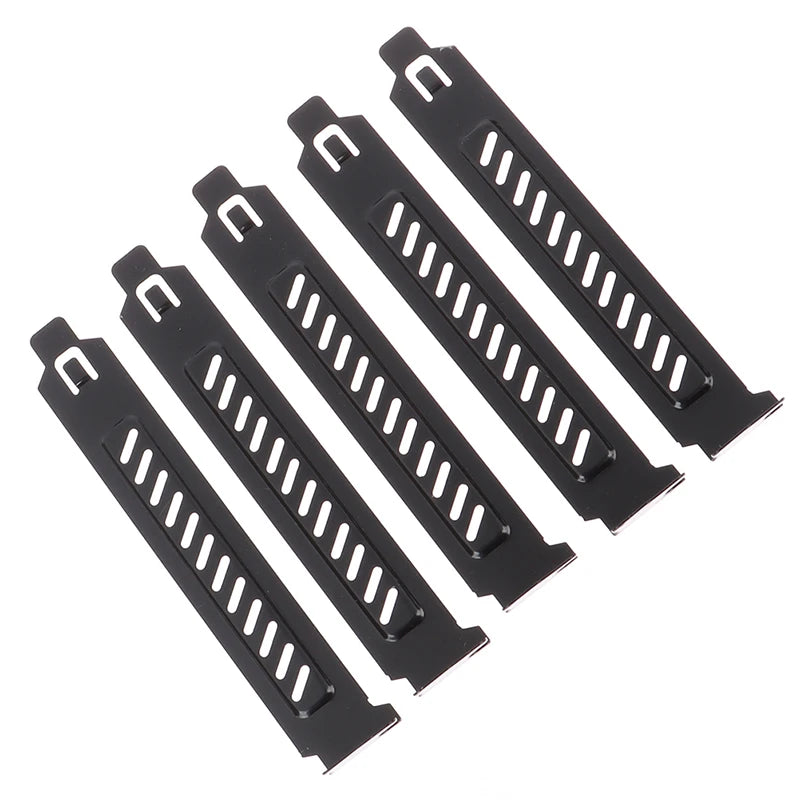 5Pcs New PCI Slot Cover/PCI Graphics Card Blanks Dust Cover Filter Blanking Board Ventilation PC Computer Case