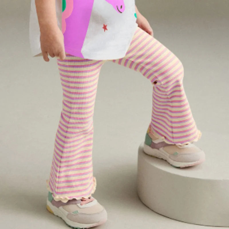 Jumping Meters  2-7T  Flare Pants Boot Cut Hot Selling Girls Leggings Pants Colorful Full Pencil Pants Autumn Kids Trousers
