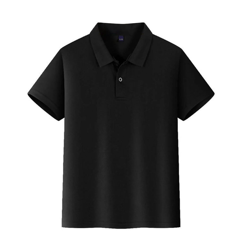 Polo Shirts Kids Basic Simple School Student Uniforms Class Uniforms Cultural Shirts Quick-Drying Turn-Down Collar for 6-11years