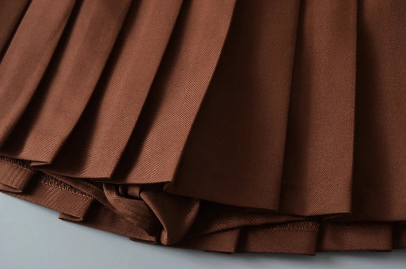 Summer Mini Skirts For Women Harajuku High Waist Skirts Womens Korean Fashion Sexy Skirts Vintage Pleated Skirt Tennis Pink Blue
