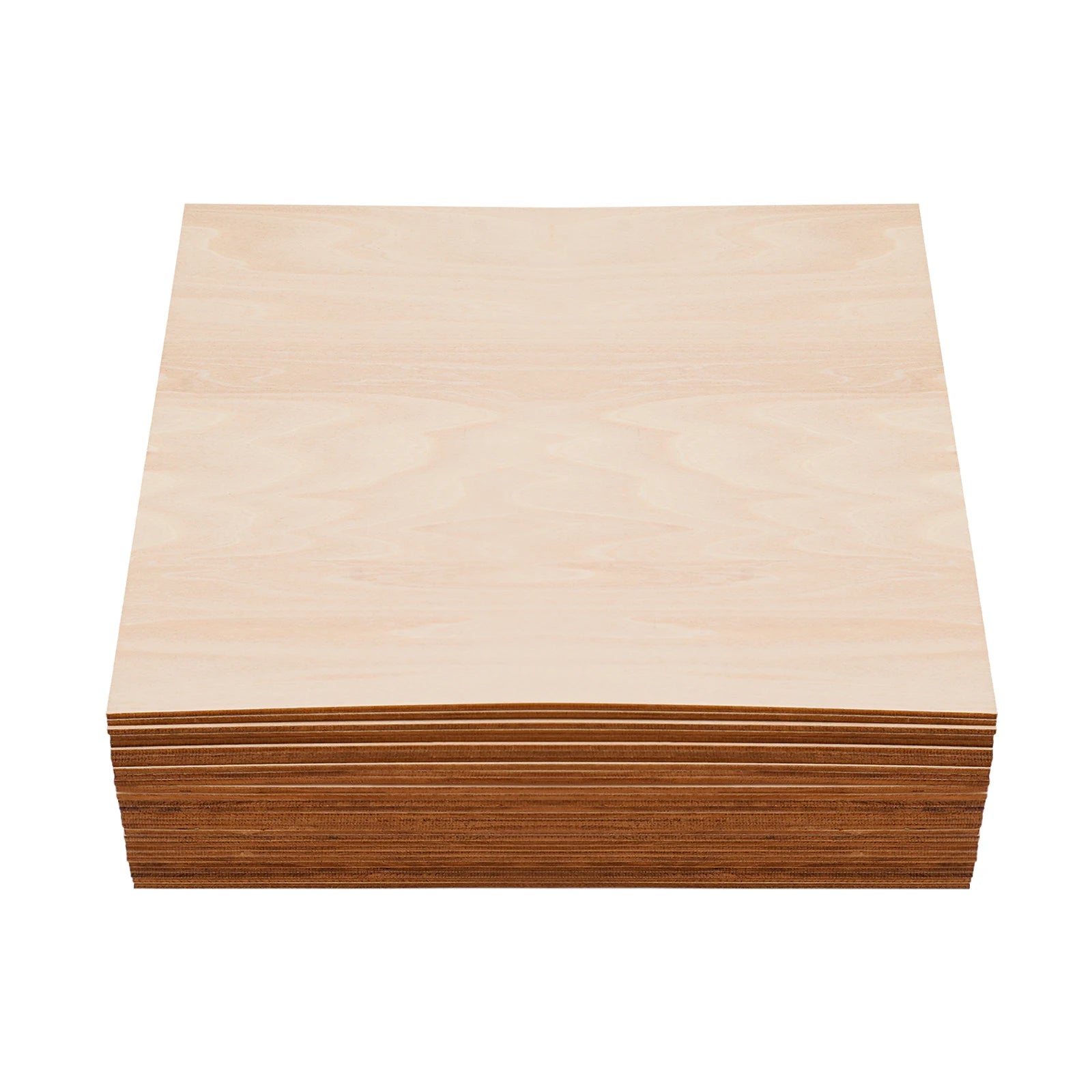 30Pcs Basswood Sheets 3mm Thick, 30x30cm/40x40cm Board for Wood DIY Home Decor, Square Blank Wooden Plywood Panels for Engraving