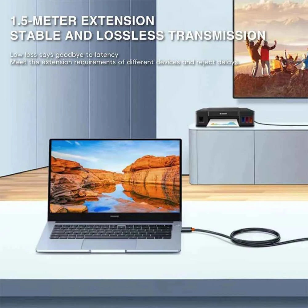6A USB 3.0 Extension Cable Nylon Braided Male To Female High Speed Transmission Data Cable For Computer Camera Printer TV Cable