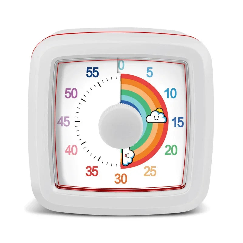 Kids Children Reminder Time Management Tool Visual Timer Night Light Ultra Silent Alarm Clock 60 Minutes Countdown Timer Digital
