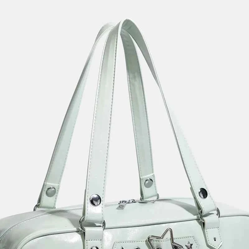 Star Chain Y2k Harajuku Shoulder Itabag Blue Lolita Girl Pain Bags Transparent Japanese Crossbody Bag New Concert Korean Handbag