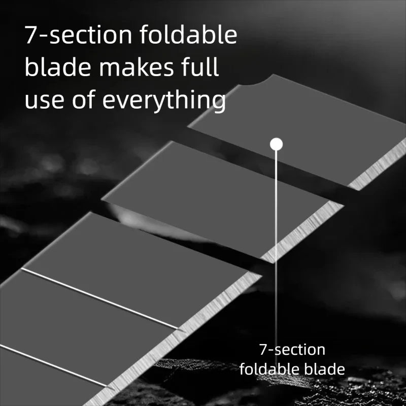 Deli Heavy Duty Utility Knife Sharp Black SK5 Carbon Steel Blades 9mm/18mm/Auto-Retractable Box Cutter for Cardboard Cartons