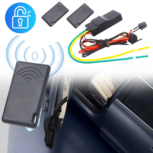 12V Car Immobilizer Auto Car Alarm Auto Intelligent Secret Lock 2-8 Meter Sensor 2.4GHz RFID Auto Hidden Lock Immobilizer Device