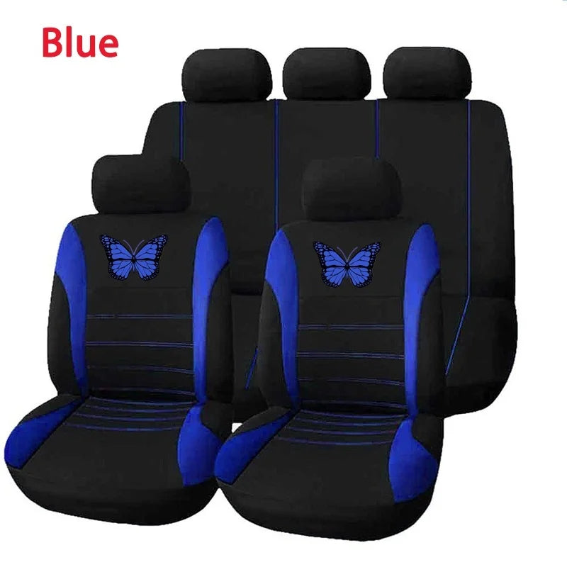 Vlinder Auto Stoelhoezen Universele Auto Seat Cover Autostoel Bescherming Covers Vrouwen Auto-interieur Accessoires (9 Kleuren)