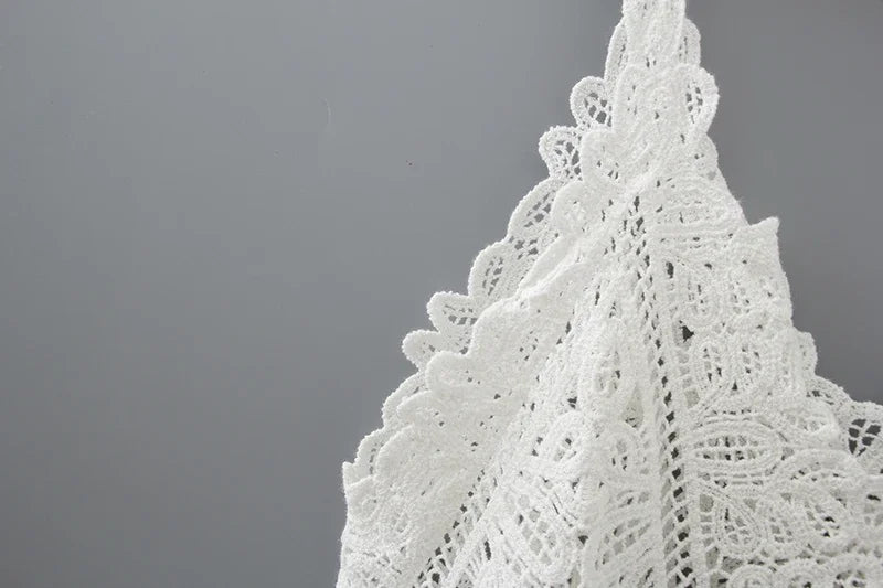 Cotton Crochet Tank Top Sexy Knitted Hollow Out Vest Crop Top Women Femme Vintage Backless Camisole Female 2026 Summer Clothes