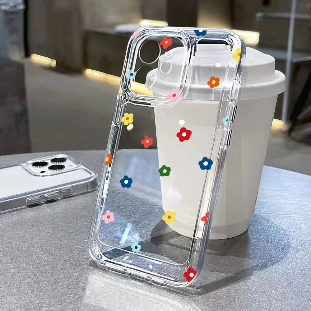 Cute Bow Cherry Phone Case For iPhone 16 Pro Case iPhone 15 13 17 11 12 14 Pro Max 16E XR XS 7 8 Plus SE Shockproof Clear Cover