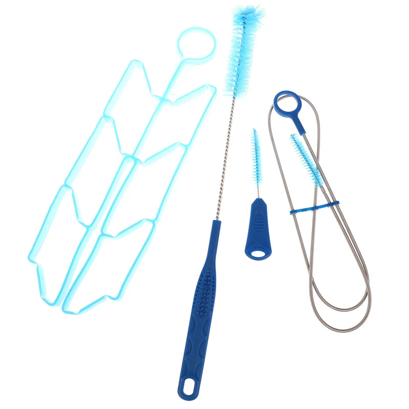 4In1 Water Bag Brush Cleaner Water Bag Cleaning Kit Brush Cleaning Tools Water Bladders 1Set Outdoor Hiking Camping Accessories