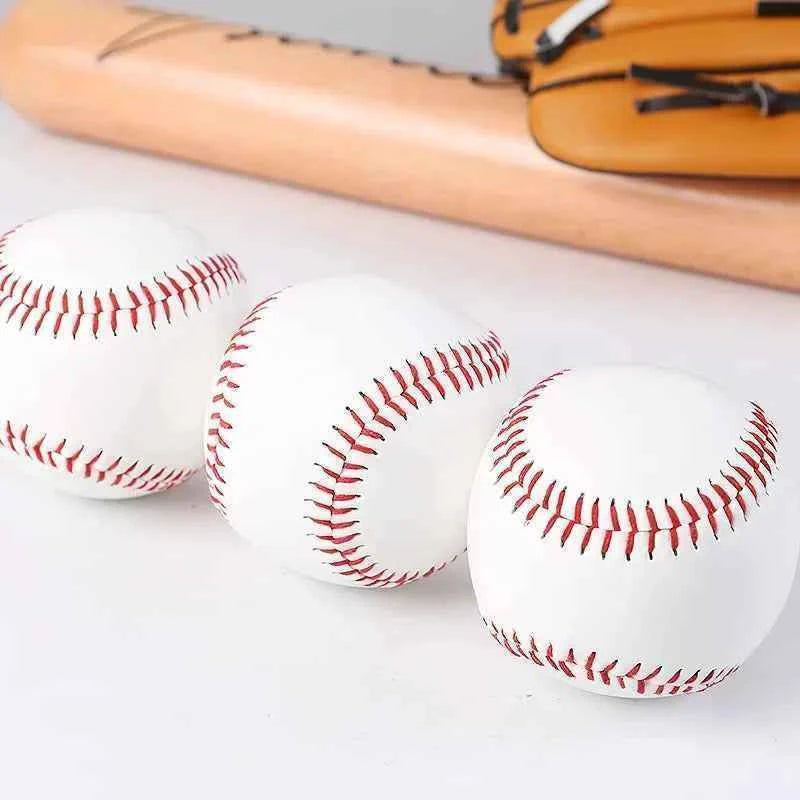 1PC Baseball No. 9 Softball Hardball Softball Craft Ball Sports Products White Safe Kids Men's Baseball sports Training Standard