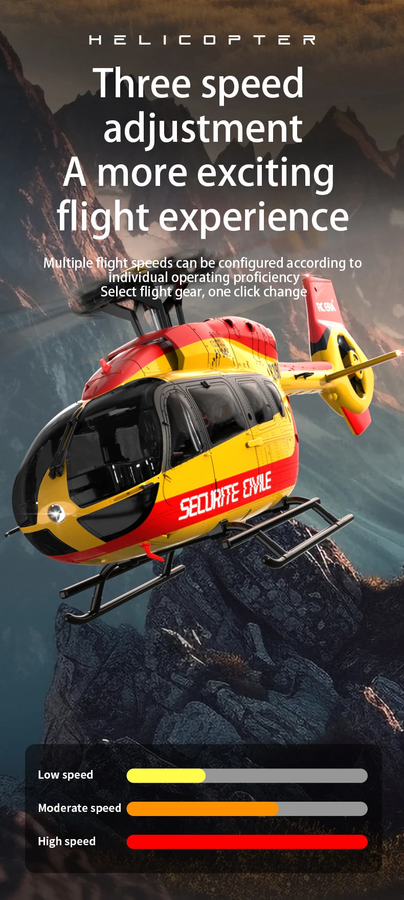 MD500 RC Helicopter 1:28 C189 Brushless Dual-motor Remote Control Model 6-Axis Gyro Aircraft Multifunctional Flying Machine Toy