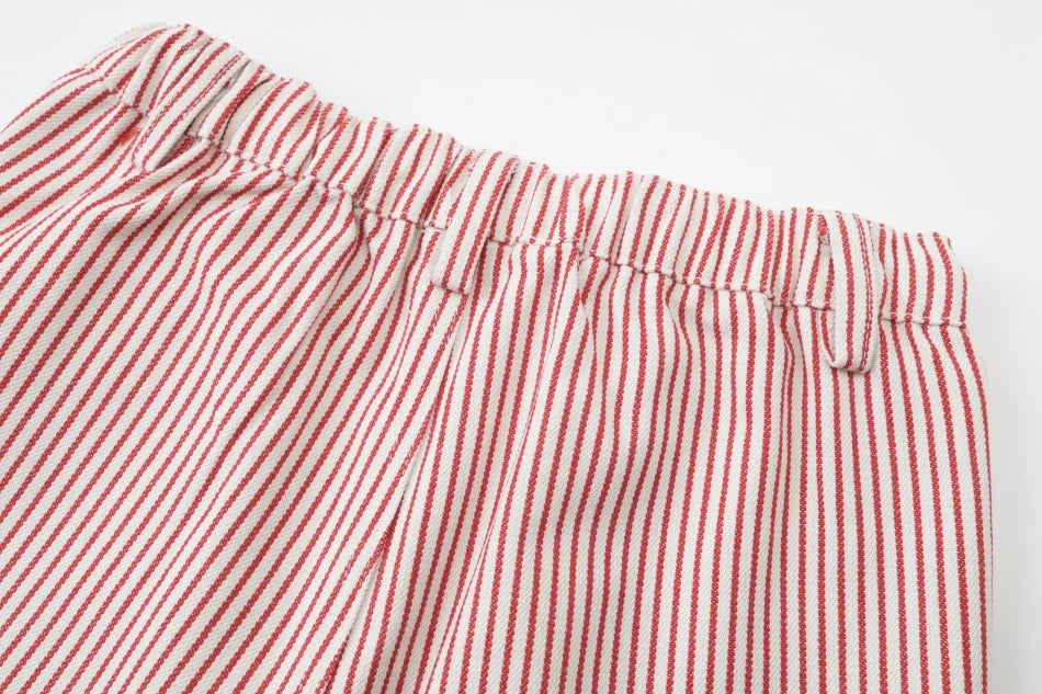 AS SS26 pinstripe denim collection patch girl clothing family matching boys baby clothes