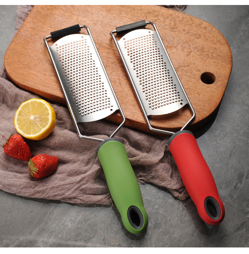 Stainless Steel Cheese Grater Lemon Zester Citrus Ginger Garlic Peeler Slicer Chocolate Grater Kitchen Fruit Vegetable Chopper